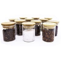 Glass Storage Jars - Spice Set